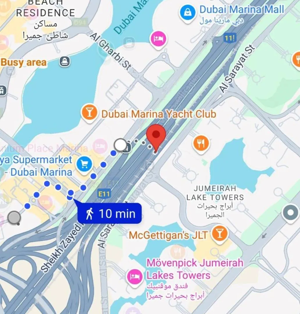 Superb 1Bed Marina View Pool Jbr Beach Parking Dubai